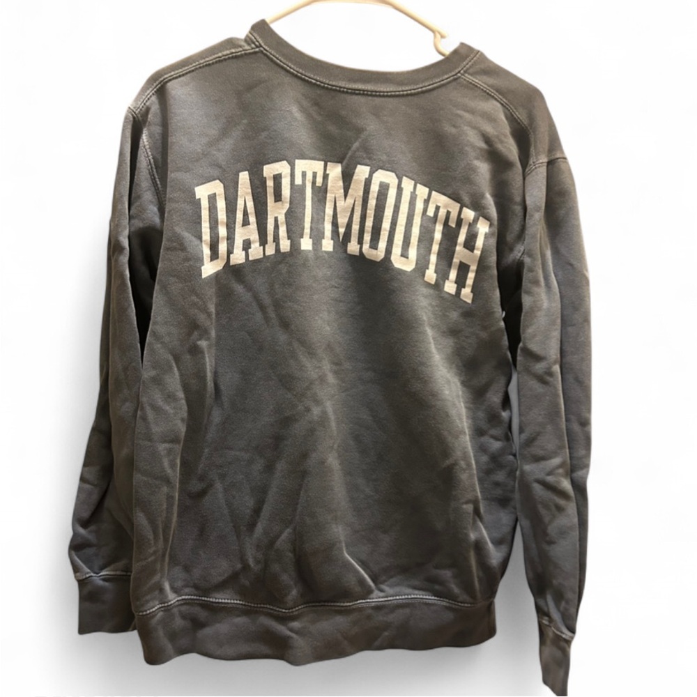 Women's Blue-Gray Dartmouth Crew Neck Sweater